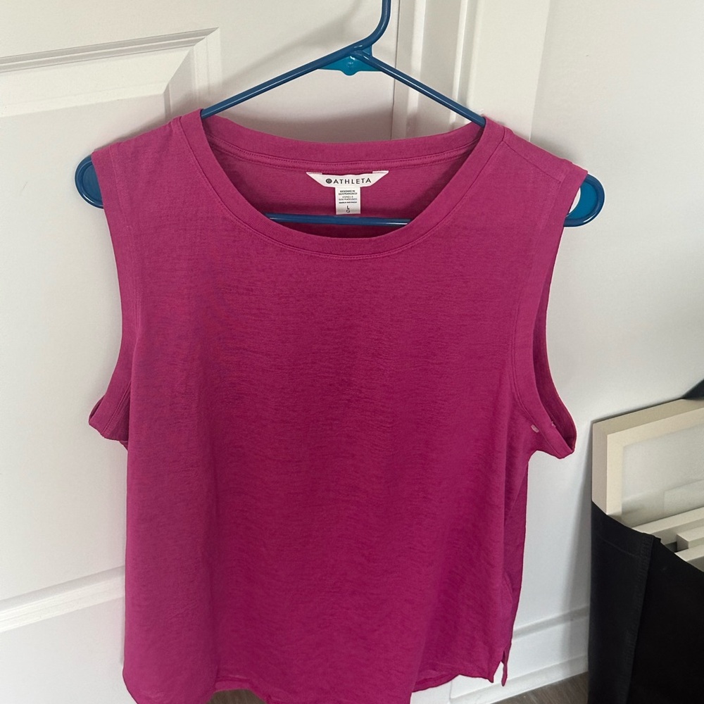 Athleta Women's Wildberry True Cotton Muscle Tank